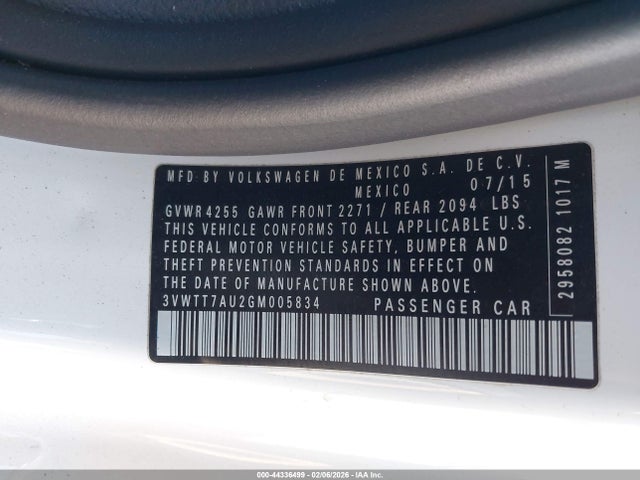 2016 VOLKSWAGEN GOLF GTI 3VWTT7AU2GM005834 Photo 8