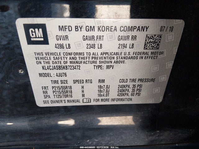 Buick Encore Fwd Preferred 2019 KL4CJASB5KB723472 Image 9