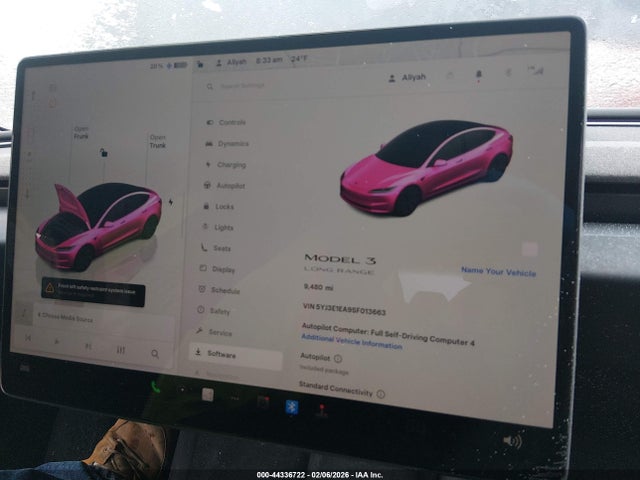 Продаж на аукціоні авто 2025 Tesla Model 3 Long Range Rear-wheel Drive/standard Rear-wheel Drive, vin: 5YJ3E1EA9SF013663, номер лоту: 44336722