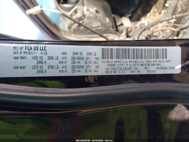 2018 JEEP GRAND CHEROKEE 1C4RJFCG0JC351037 Photo 8