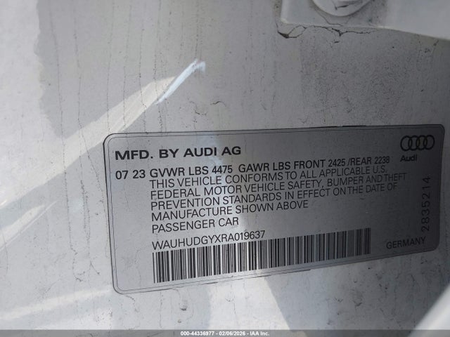 2024 AUDI A3 WAUHUDGYXRA019637 Photo 8