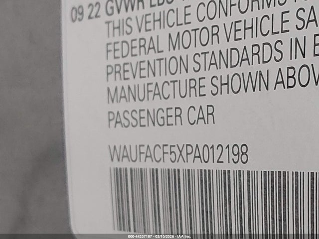 2023 AUDI A5 SPORTBACK WAUFACF5XPA012198 Photo 8