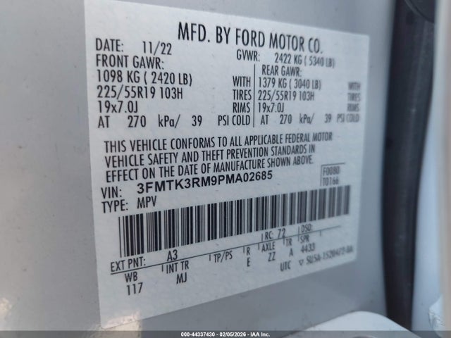 2023 FORD MUSTANG MACH-E 3FMTK3RM9PMA02685 Photo 8