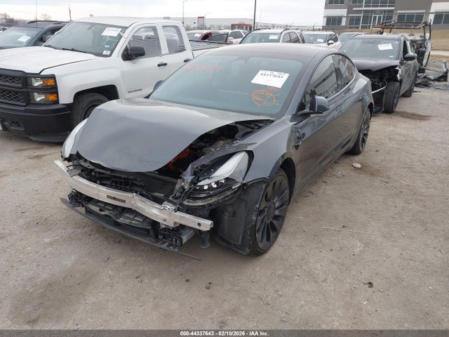 44337643 :رقم المزاد ، 5YJ3E1EC6PF637395 vin ، 2023 Tesla Model 3 Performance Dual Motor All-wheel Drive مزاد بيع