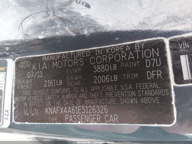 2014 KIA FORTE KNAFX4A61E5126326 Photo 8
