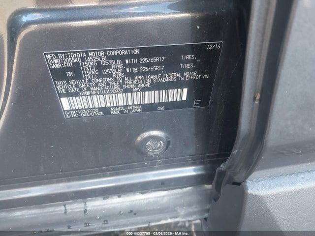 2017 TOYOTA RAV4 JTMWFREV1HJ120932 Photo 8