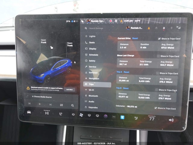 Продаж на аукціоні авто 2019 Tesla Model 3, vin: 5YJ3E1EA0KF416480, номер лоту: 44337891