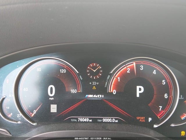 2019 Bmw X4 M40i მანქანა იყიდება აუქციონზე, vin: 5UXUJ5C52KLJ64126, აუქციონის ნომერი: 44337907