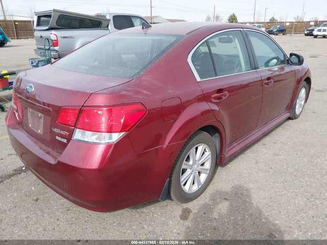 2011 Subaru Legacy 2.5i Premium მანქანა იყიდება აუქციონზე, vin: 4S3BMBF64B3214723, აუქციონის ნომერი: 44337965
