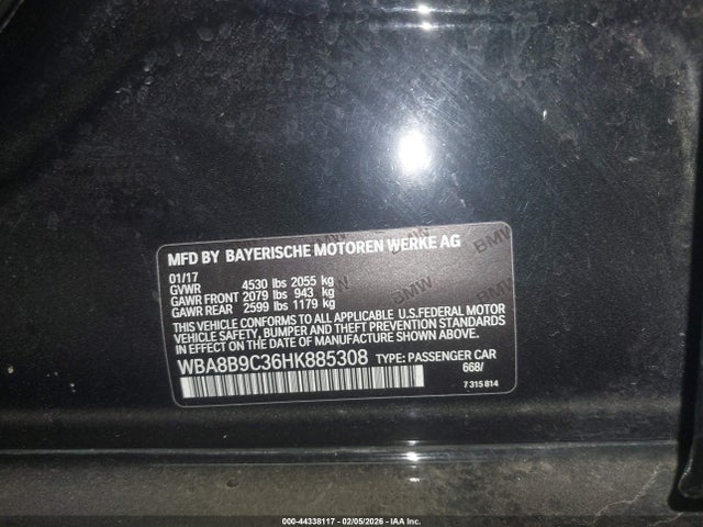 2017 BMW 330I WBA8B9C36HK885308 Photo 8