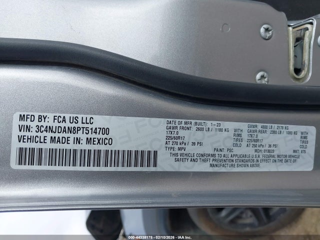 2023 JEEP COMPASS 3C4NJDAN8PT514700 Photo 8