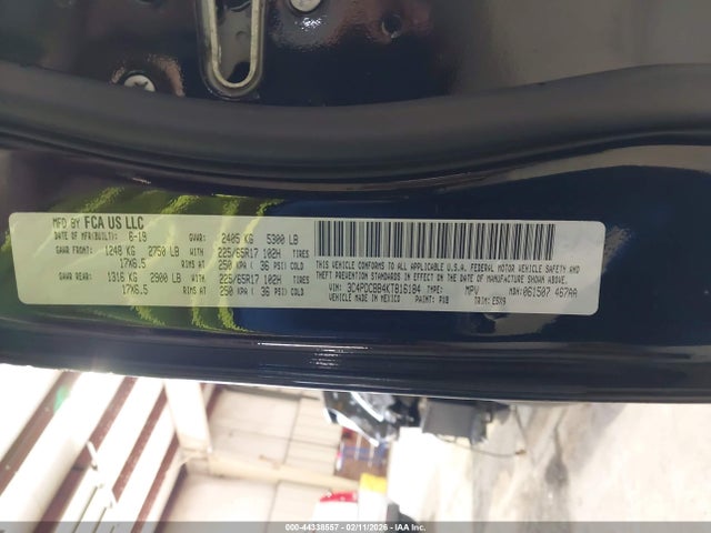 2019 DODGE JOURNEY 3C4PDCBB4KT816184 Photo 8