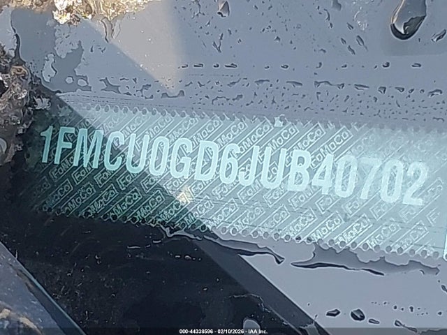 1FMCU0GD6JUB40702 Ford ESCAPE SE