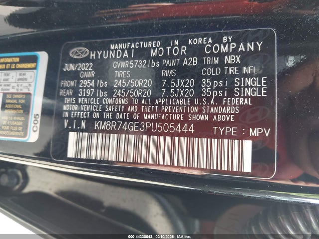 Hyundai Palisade Calligraphy 2023 KM8R74GE3PU505444 Image 9