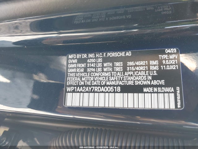 2024 PORSCHE CAYENNE WP1AA2AY7RDA00518 Photo 8