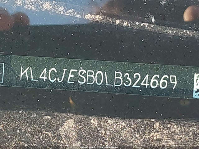 2020 Buick Encore Awd Preferred მანქანა იყიდება აუქციონზე, vin: KL4CJESB0LB324669, აუქციონის ნომერი: 44338666