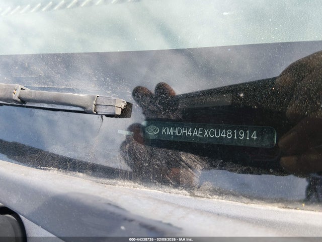 2012 HYUNDAI ELANTRA KMHDH4AEXCU481914 Photo 8