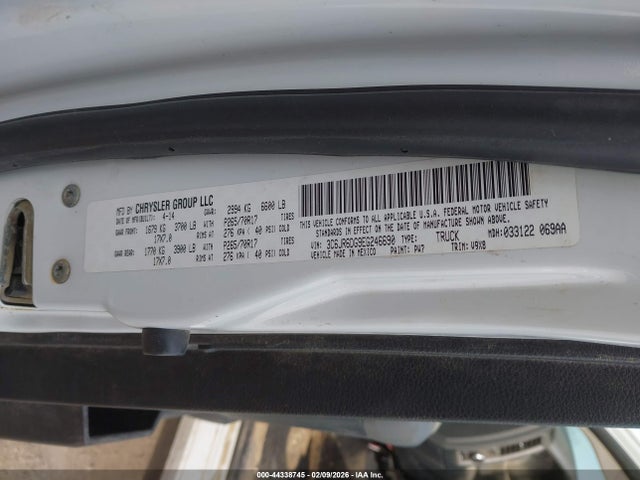 3C6JR6DG9EG246690 RAM 1500 Tradesman
