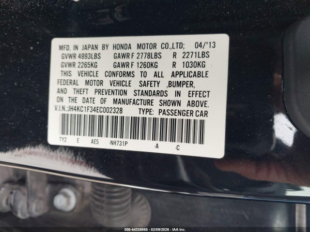 2014 ACURA RLX JH4KC1F34EC002328 Photo 8