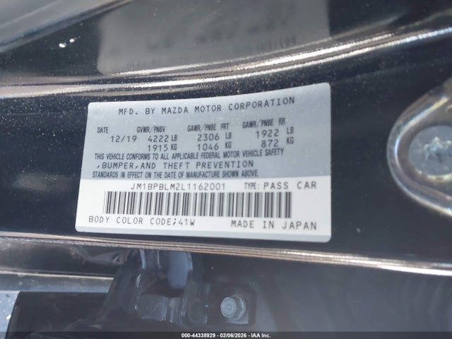 2020 MAZDA MAZDA3 JM1BPBLM2L1162001 Photo 8