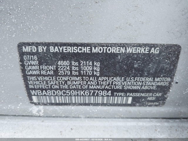 2017 BMW 330I WBA8D9C59HK677984 Photo 8