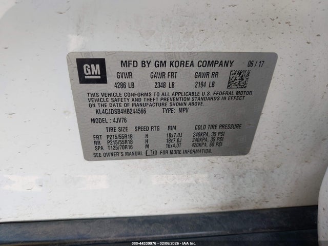Buick Encore Premium 2017 KL4CJDSB4HB244566 Image 9