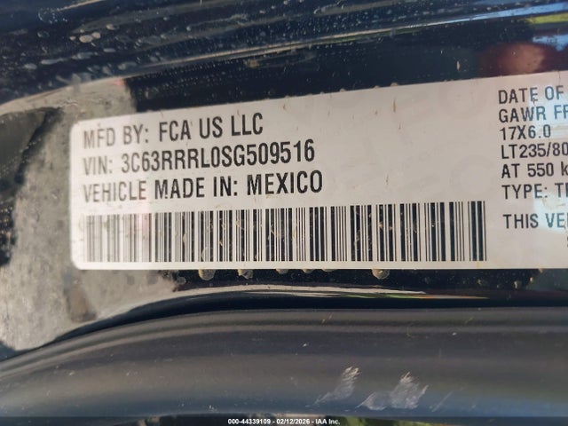 Продажа на аукционе авто 2025 Ram 3500 Limited Longhorn  4x4 8' Box, vin: 3C63RRRL0SG509516, номер лота: 44339109