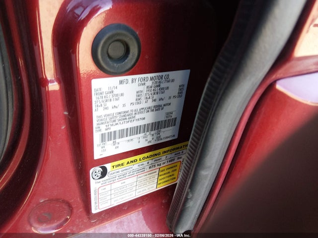 2015 FORD EXPEDITION EL 1FMJK1JT3FEF15708 Photo 8