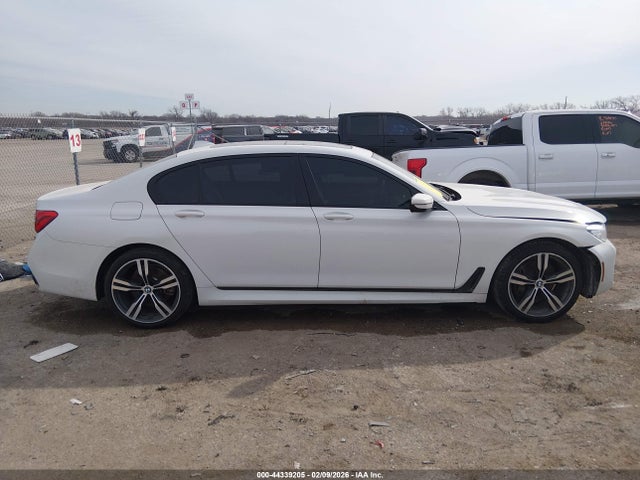 2019 Bmw 740i მანქანა იყიდება აუქციონზე, vin: WBA7E2C59KB454433, აუქციონის ნომერი: 44339205