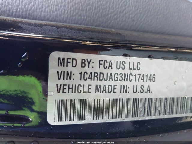 2022 DODGE DURANGO 1C4RDJAG3NC174146 Photo 8