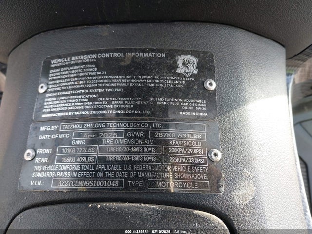 Zhilong Q-max 2025 HZ2TDCMN9S1001048 Image 10