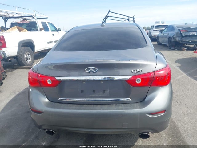 2014 Infiniti Q50 Premium მანქანა იყიდება აუქციონზე, vin: JN1BV7AP2EM686995, აუქციონის ნომერი: 44339503