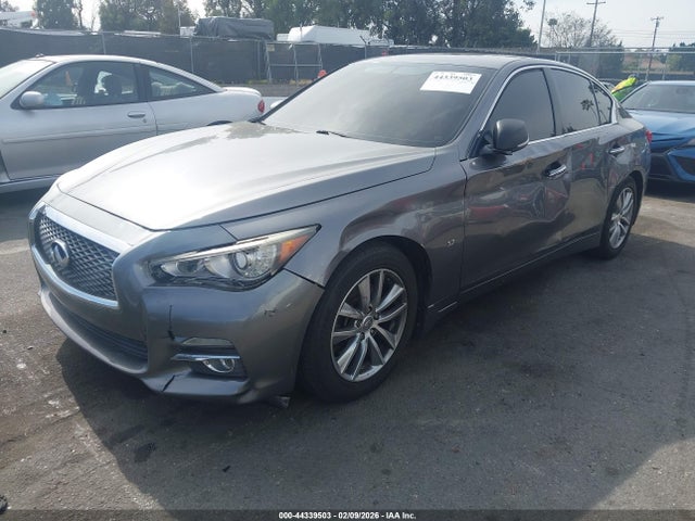 2014 Infiniti Q50 Premium მანქანა იყიდება აუქციონზე, vin: JN1BV7AP2EM686995, აუქციონის ნომერი: 44339503