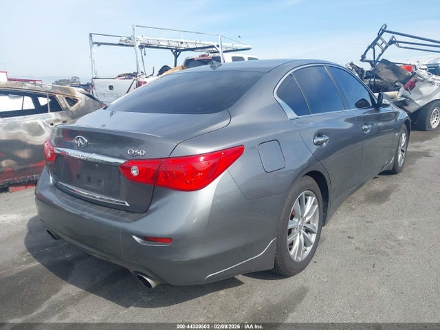 2014 Infiniti Q50 Premium მანქანა იყიდება აუქციონზე, vin: JN1BV7AP2EM686995, აუქციონის ნომერი: 44339503