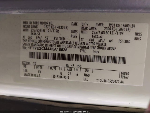 2018 FORD TRANSIT-150 1FTYE2CM4JKA16528 Photo 8