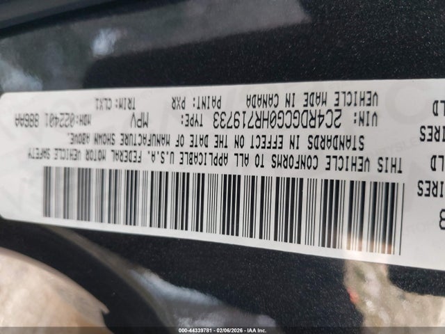 Dodge Grand Caravan Sxt 2017 2C4RDGCG0HR719733 Image 9