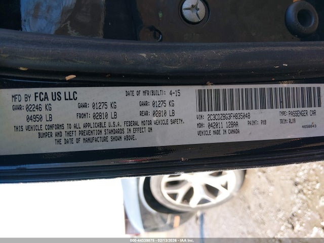 2015 DODGE CHALLENGER 2C3CDZBG3FH835048 Photo 8