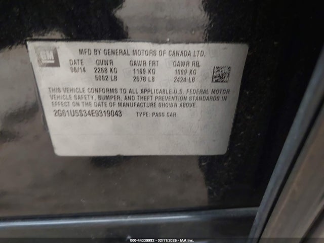 2014 CADILLAC XTS 2G61U5S34E9319043 Photo 8