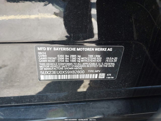 5UX23EU0XS9X82800 BMW X5 Xdrive40i
