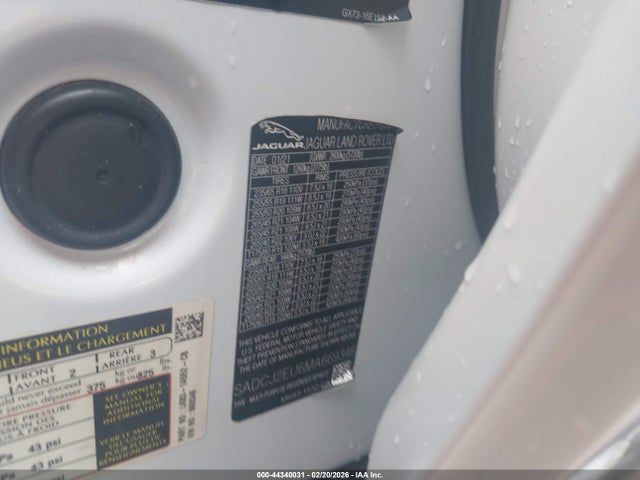 2021 JAGUAR F-PACE SADCJ2EU6MA669346 Photo 8
