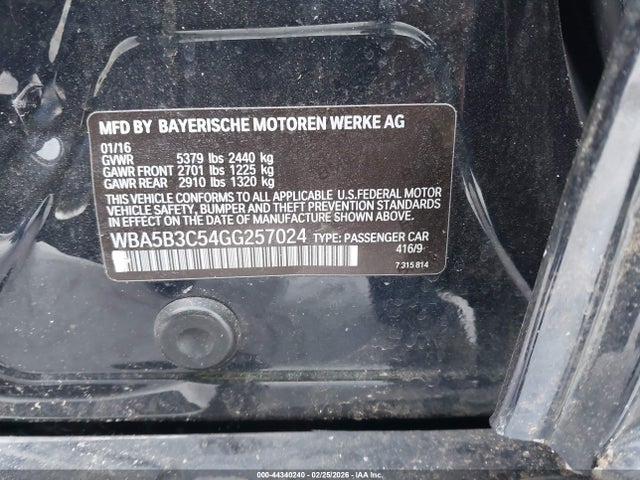 WBA5B3C54GG257024 BMW 535i Xdrive