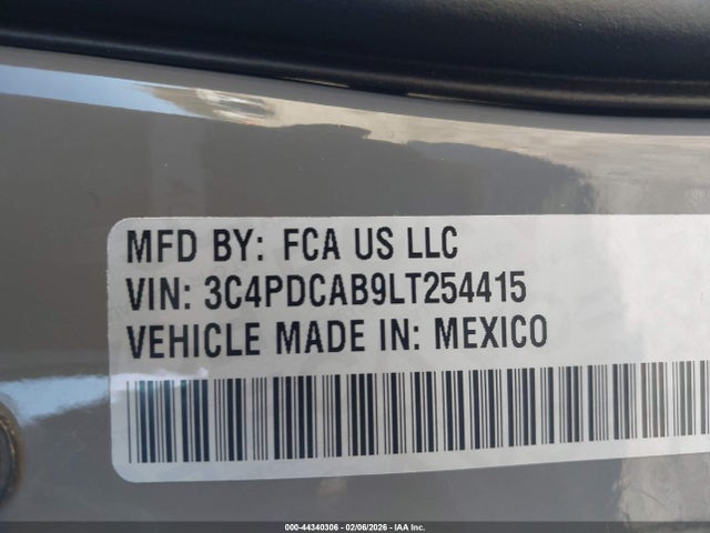 2020 DODGE JOURNEY 3C4PDCAB9LT254415 Photo 8