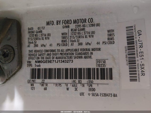 Ford Transit Connect Xl 2018 NM0GE9E71J1343273 Image 9