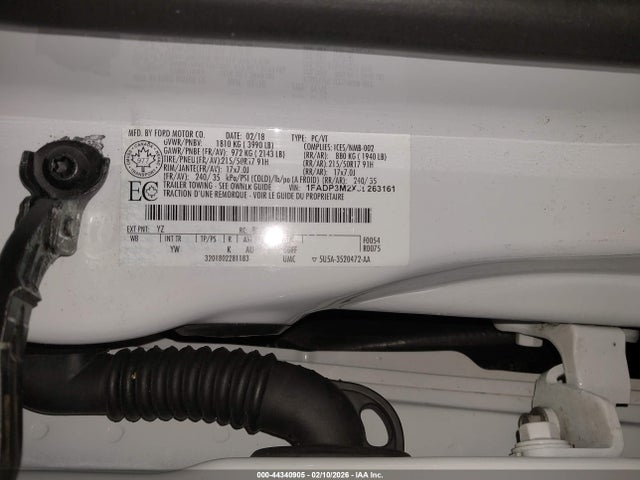 Aukcja sprzedaży 2018 Ford Focus Sel, vin: 1FADP3M2XJL263161, numer aukcji: 44340905