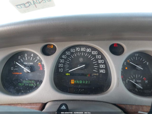 Продажа на аукционе авто 2003 Buick Lesabre Limited, vin: 1G4HR54K43U166659, номер лота: 44341048