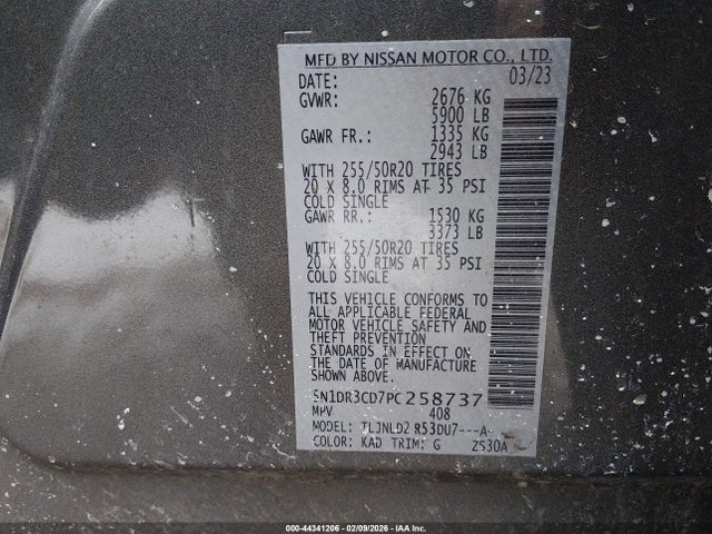2023 NISSAN PATHFINDER 5N1DR3CD7PC258737 Photo 8