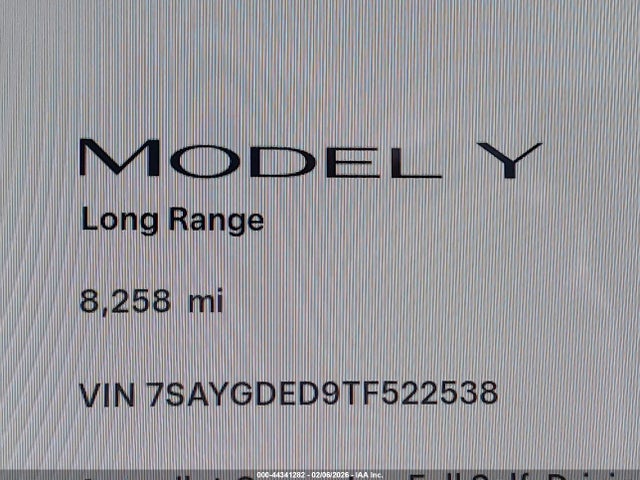 2026 TESLA MODEL Y 7SAYGDED9TF522538 Photo 6