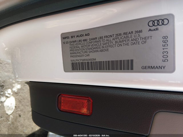 2024 AUDI A5 SPORTBACK WAUFACF58RA049284 Photo 8