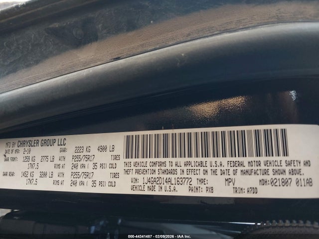 2010 JEEP WRANGLER 1J4GA2D14AL163772 Photo 8