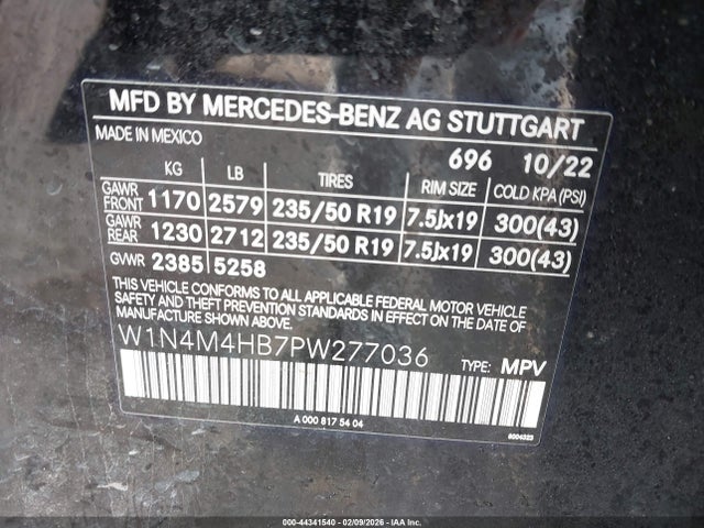 2023 MERCEDES-BENZ GLB 250 W1N4M4HB7PW277036 Photo 8